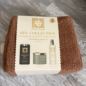Anne Klein Cashmere Vanilla Spa Collection 3-Piece Gift Set, New